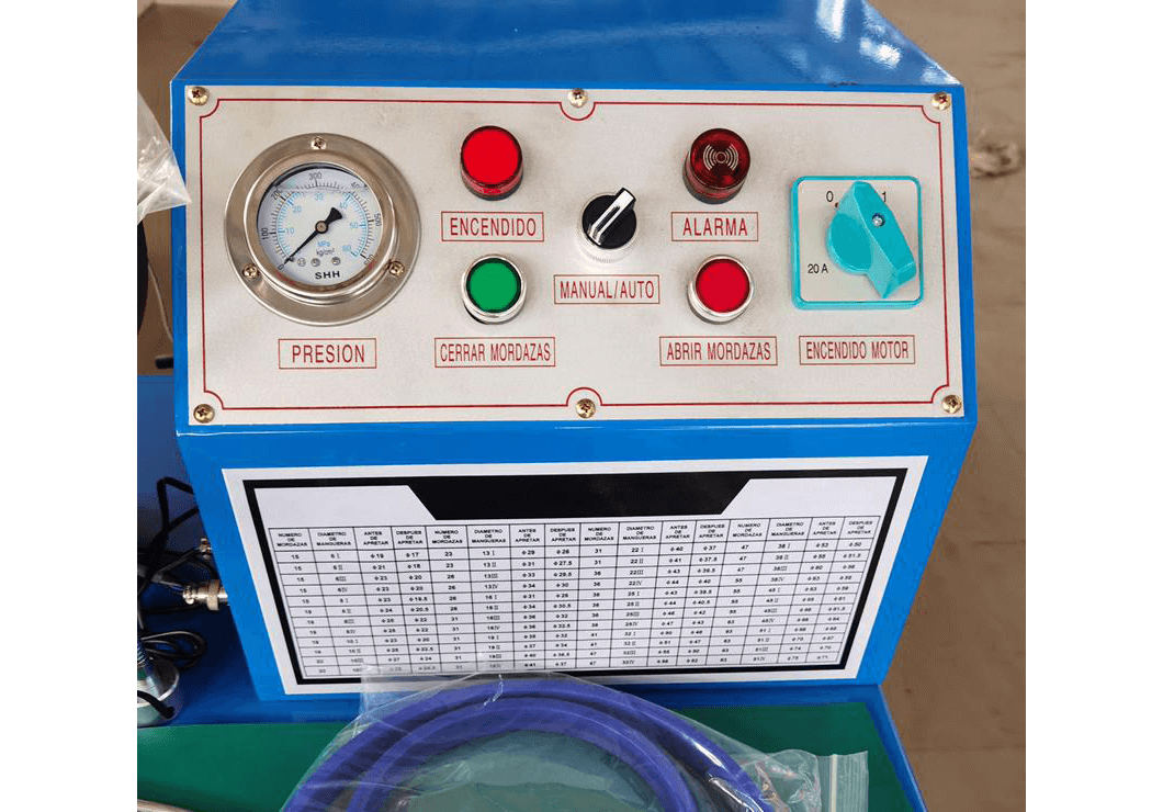 Abrochadora de mangueras hidráulicas PM2 Domarco