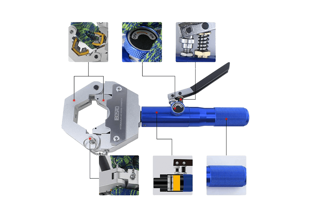 Pinza abrochadora de mangueras PZM Domarco