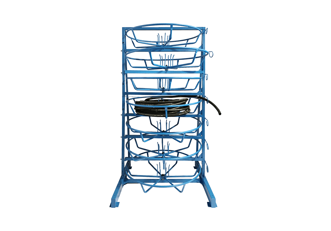 Dispenser/estanteria para mangueras hidraulicas Domarco