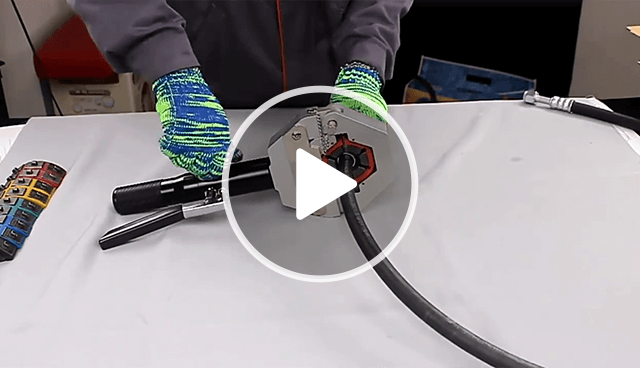 Pinza abrochadora de mangueras PZM Domarco